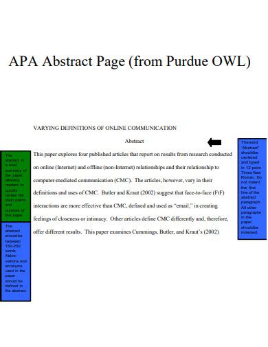 APA Purdue Owl Examples PDF
