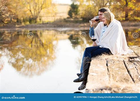 Couple Enjoying Outdoors Stock Photo Image Of Girlfriend