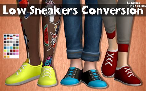 Low Sneakers Conversion Sims 4 Updates ♦ Sims 4 Finds