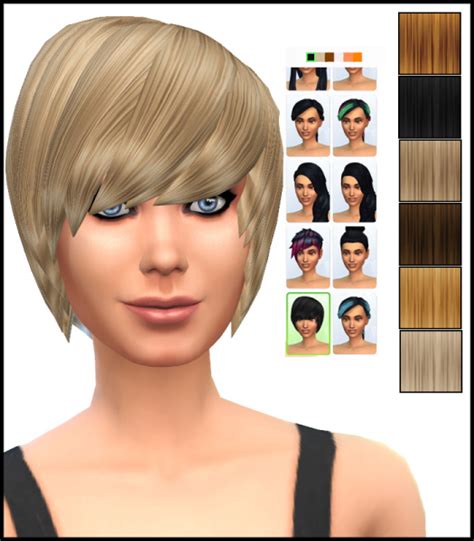 Simista David Sims Emo Hairstyle Retextured Sims 4 Hairs