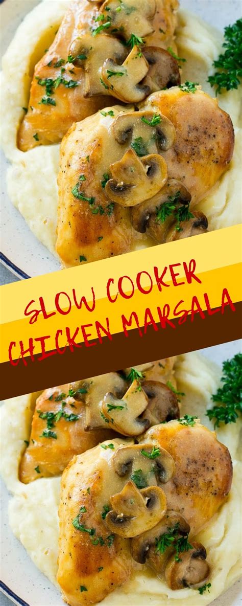 Flat leaf parsley leaves, kosher salt, low sodium chicken broth and 9 more. Slow Cooker Chicken Marsala