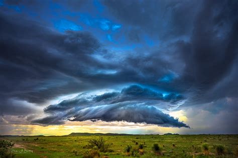 Severe Warned Supercell Thunderstorm In Southwest Texas Cool