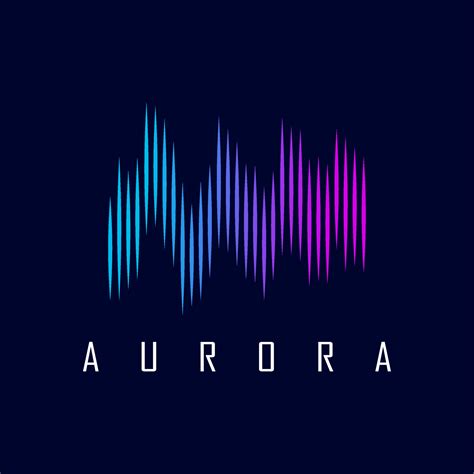 Aurora Vector Logo 12045790 Vector Art At Vecteezy