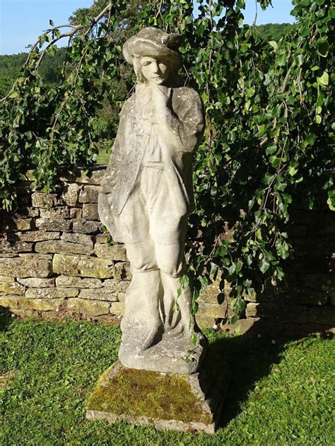 Weathered Chilstone Garden Statue Holloways Garden Antiques