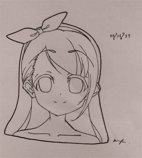 Anime Girl Sketch 1 By Kayanimeproductions On Deviantart