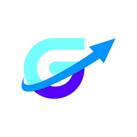 G Arrow Logo Vetor Premium