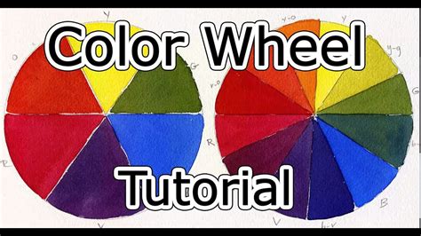 How To Paint The Color Wheel Video Tutorial Color Wheel Lesson Images