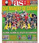 Las portadas del Atlético Madrid Campeón Liga Española