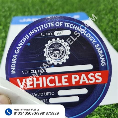 Vehicle Pass Front Gumming Stickers At Rs 050square Inch Adhesive