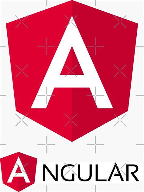Angular­ Sticker By Menk Redbubble