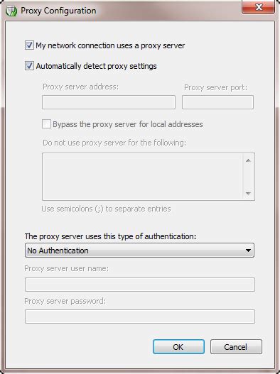 Configure Proxy Server For Agents