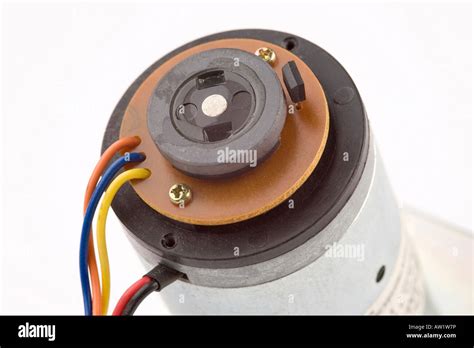 Hall Effect Sensor Mounted Next To A Magnet Of A Motor Shart To Measure