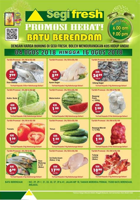 Order pizza for delivery from pizza hut indonesia. Segi Fresh Batu Berendam Promotion (4 August 2018 - 16 ...