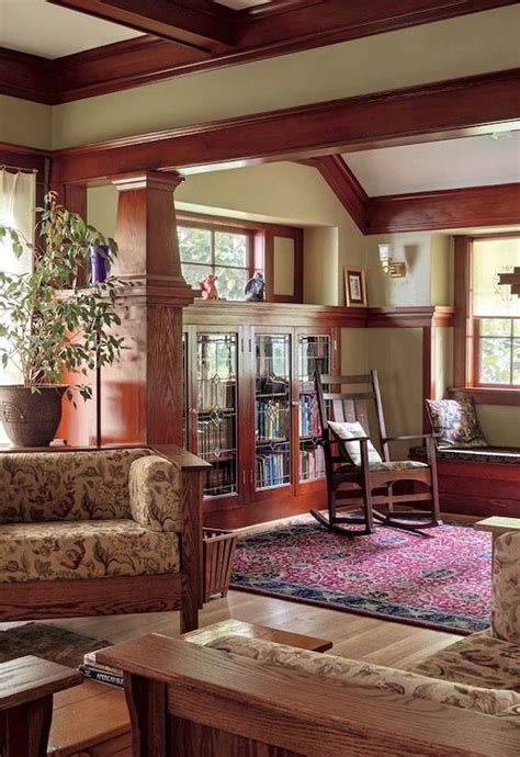 34 Amazing Craftsman Living Room Furniture Design Ideas Craftsman