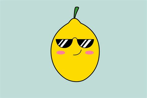 Cool Lemons Icon Graphic By Griffin Shop · Creative Fabrica