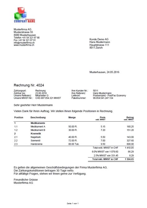 Drei monate vor dem ausbildungsstart am 1. Rechnungsvorlage - Vorlage Rechnung - Vorlagen - Rechnungsprogramm