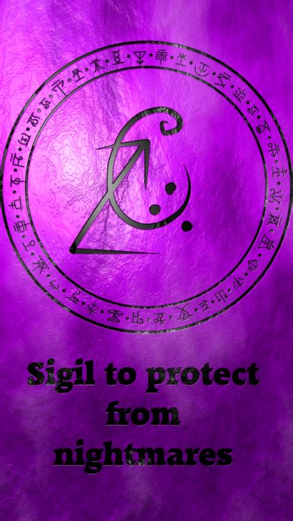 Sigil To Protect From Nightmares With Images Sigil Magic Sigil