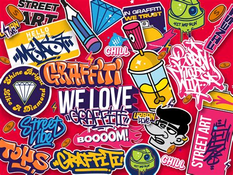 Graffiti Stickers By Diora Blesso On Dribbble