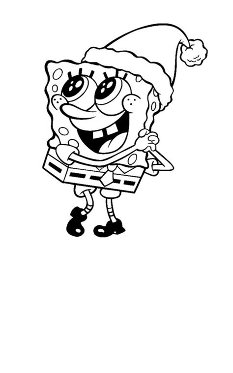 Celebrate the holiday season this december with these super cute, free christmas coloring pages. Spongebob Christmas Coloring Pages - Coloring Home