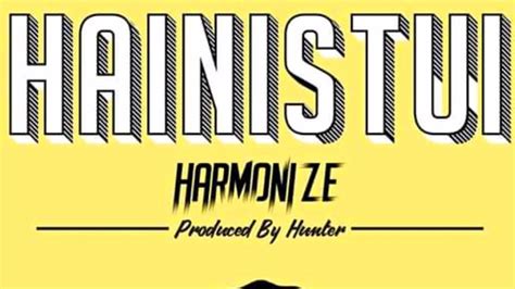 Harmonize Hainistui Official Music Audio Youtube