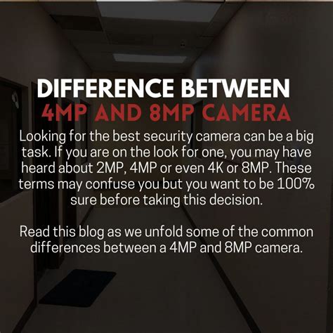 Difference Between 4mp And 8mp Camera Security Surveillance System