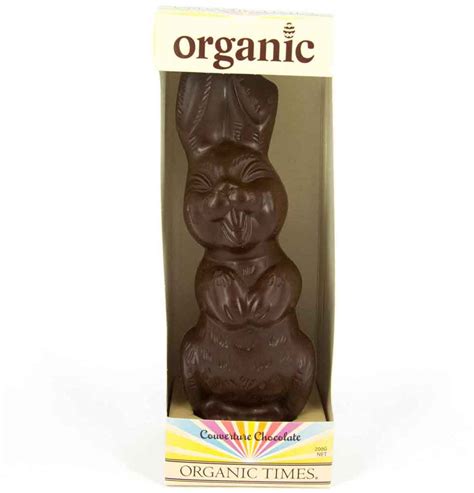 Dark Chocolate Easter Bunny Organic Times Chocolate Cookies
