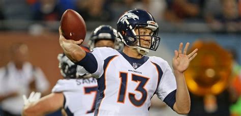 Broncos Quarterback Scoreboard Slow And Steady Wins The Race