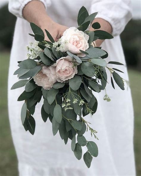 eucalyptus bouquet bridal bouquet greenery wedding garden wedding simple wedding bouquets