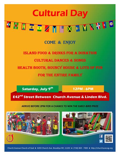 Upcoming Events Cultural Day 2016 Church Avenue Church Of God