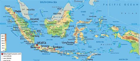 Gambar Peta Indonesia Lengkap Dengan Gambar Dan Nama Provinsi