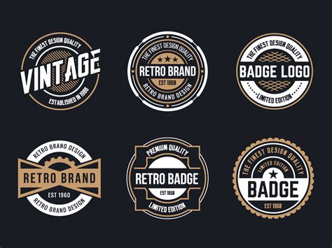 Retro Badge Logo