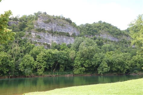 White River At Buffalo City Ar Empty Creel Fly Fishing Heber