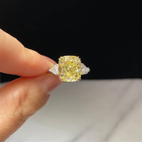 Intense Yellow Diamond Ring Dalby Diamonds