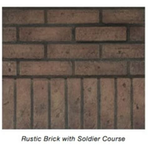 Rustic Brick With Soldier Course Liner