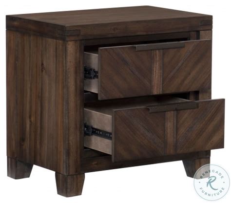 Parnell Distressed Nightstand From Homelegance Coleman Furniture