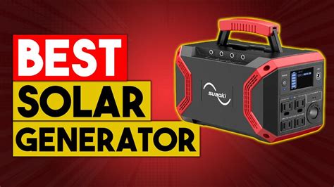 Best Solar Generator Top 8 Best Solar Generators In 2021 Youtube