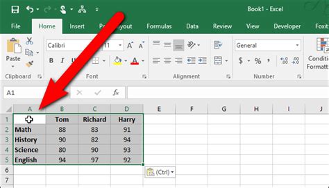Copier Tableau Word Vers Excel Retour Ligne - Comment convertir une ligne en colonne dans un tableau Microsoft Word
