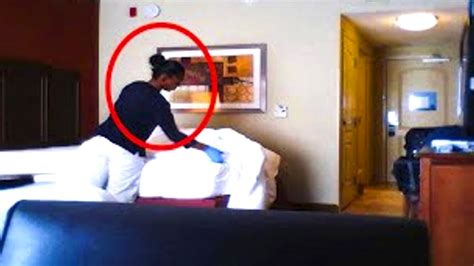 housekeeper had no idea she was being filmed what he captured shocking watch what happend