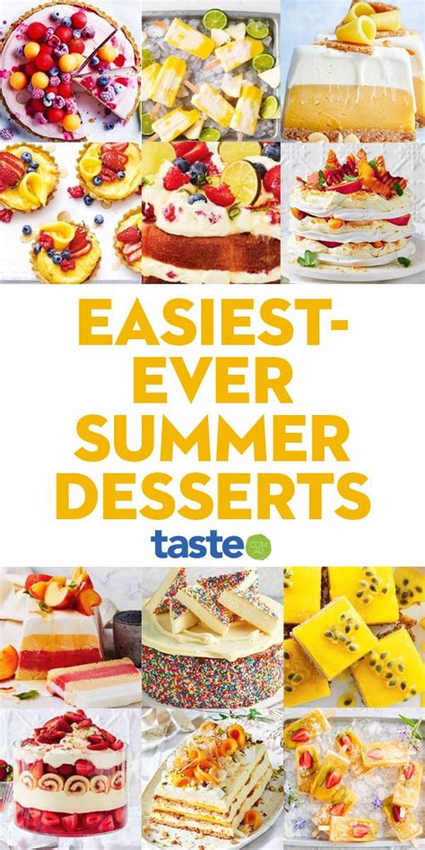 Fruit Desserts Easy Best Summer Desserts Mango Dessert Recipes