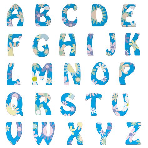 Alfabet Letters Bloemen Gratis Stock Foto Public Domain Pictures