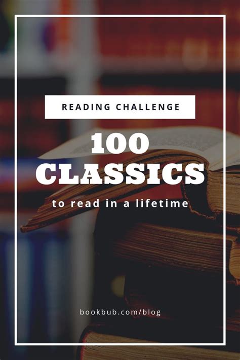 Reading Challenge 100 Classics To Read In A Lifetime Classics To