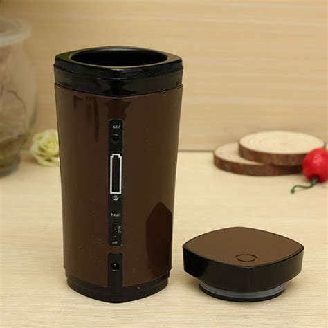 Buy 3, get additional 4% off; Rechargeable USB Heating Self Stirring Auto Mixing Tea ...