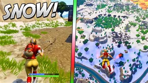 This Is What The Season 7 Map Could Look Like Fortnite Snow Youtube