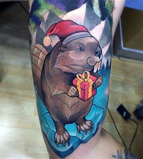 Elma jacobs is on facebook. 40 Beaver Tattoo Designs For Men - Semi Aquatic Rodent Ink ...