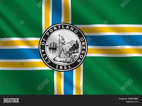 Flag Portland State Image And Photo Free Trial Bigstock