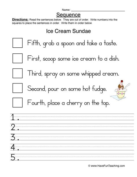√ 20 Sequence Worksheets 2nd Grade Simple Template Design