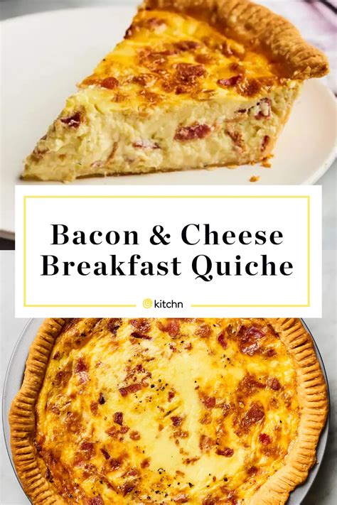 Bacon And Cheese Breakfast Quiche Artofit