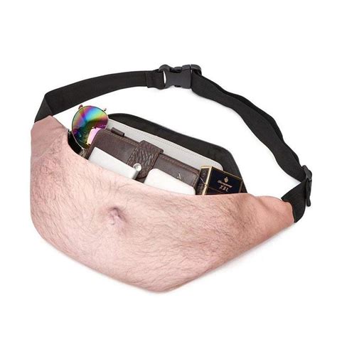 3d Beer Belly Waist Pocket Fanny Pack And Top Prank Gag T Travel Ca