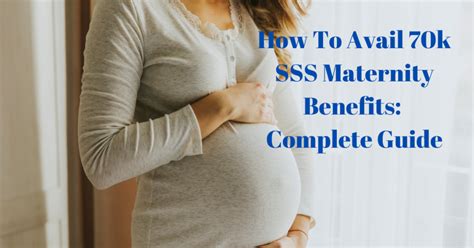 How To Avail 70k Sss Maternity Benefits Complete Guide Taxguro