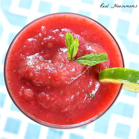 Frozen Strawberry Watermelon Mojito ⋆ Real Housemoms